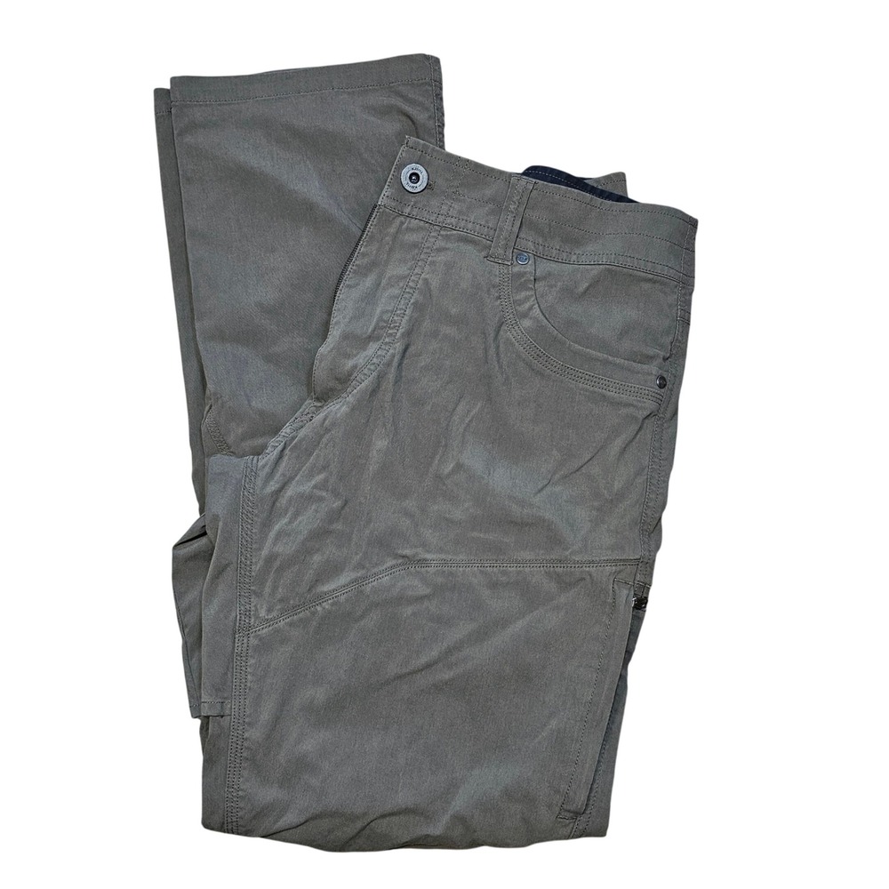 Kuhl Rydr Men's Olive Green Articulated Knee Tactical Hiking Pants 33x32